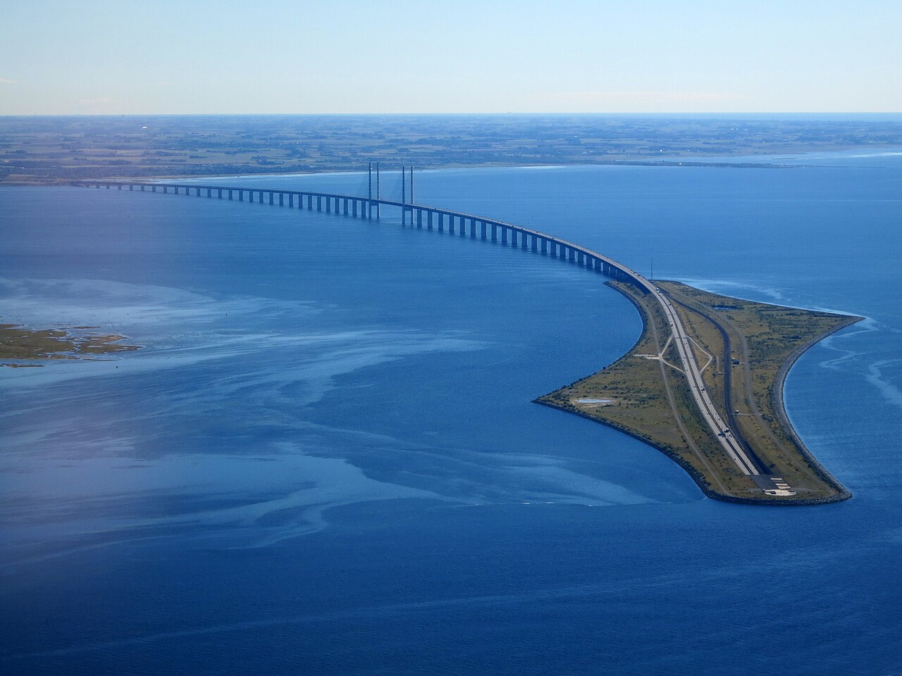 Die &Ouml;resundbr&uuml;cke zwischen D&auml;nemark und Schweden